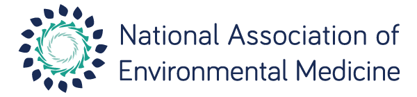 A green background with the words national association of environmental professionals in blue.