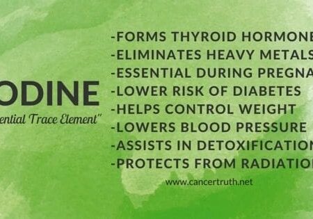 A green banner with information about thyroid hormone.